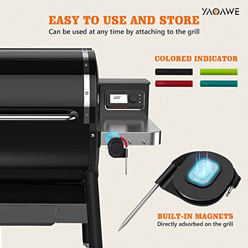 iGrill Pro Meat Probe Replacement for Weber Genesis/Spirit Gas and SmokeFire Pellet Grills, 2.5mm Plug Temperature Probe Kit for Weber Connect Smart - Grill Parts America