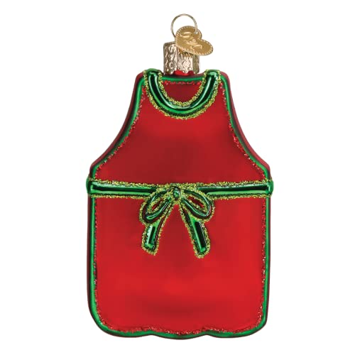 Old World Christmas BBQ Apron Glass Blown Ornament for Christmas Tree - Grill Parts America