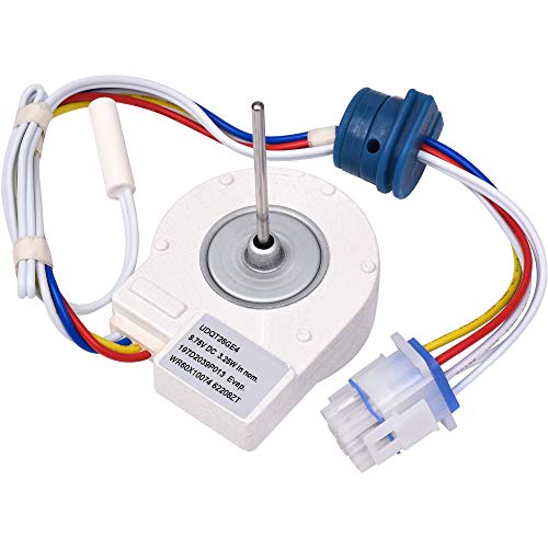 High Compatibility WR60X10074 WR60X10307 Evaporator Fan Motor Replacement Part by BlueStars - Exact Fit for GE Hotpoint Refrigerators - Replaces AP4438809 WR60X10224 PS2364950 WR60X10099 WR60X30370 - Grill Parts America