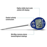 DeltaTrak 11050 Professional Digital Meat Thermometer for Kitchen Waterproof Lollipop Thermometer NSF Certified - Grill Parts America