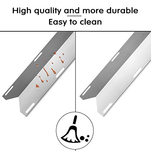 Hisencn Repair kit Replacement for Jenn Air 720-0337, 7200337, 720 0337 Gas Grill Model, 4pack Stainless Steel Burners Pipe Tube, Heat Plates Sheild Tent, Set of 3 Grill Cooking Grid Grates - Grill Parts America