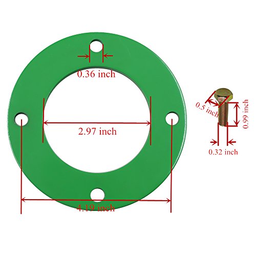 Lelecar Mower Deck Spindle Reinforcement Ring for John Deere 42" Mower D100 D110 D130 D140 D160 LA100 LA105 LA110 LA115 LA120 LA125 LA130 LA140 LA145 LA155 LA165 X110 X120 X140 L100 (Set of 2) - Grill Parts America