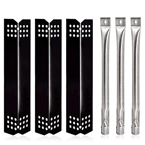 Adviace Ersatzteile Für Grillmaster 720-0737 – 3 Hitzeschilde & 3 Brennerrohre Aus Edelstahl