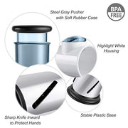 Slicer Shredder Attachment for Kitchenaid Stand Mixer,Cheese Grater Attachment for KitchenAid Stand Mixer, Food Processor with 3 Blades by Hozodo - Kitchen Parts America