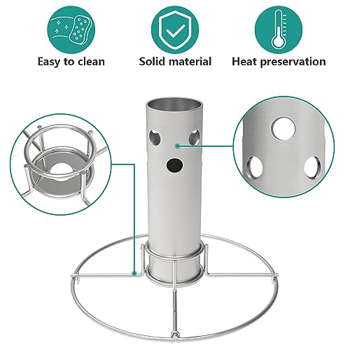 Turkey Fryer Flavor Infuser Stand for Char-Broil Big Easy Oil-Less, Turkey Chicken Fryer for Deep Fry Pot Grill BBQ, Replacement Part for Char-Broil 4897766R06 - Grill Parts America