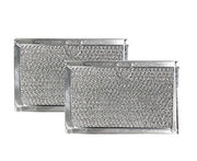 2-Pack Air Filter Factory Replacement For GE WB06X10608 Microwave Oven 12-Layer Aluminum Grease Filter - Grill Parts America