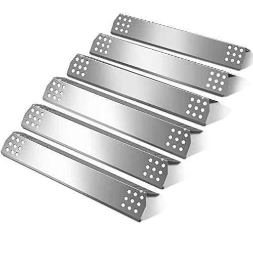 MONIBAQ Grill-Ersatzteile Set: 6x Flammenbrecher & Brennerrohre Für Nexgrill Deluxe 6-Brenner Gasgrill