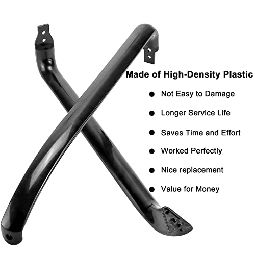AMI PARTS WR12X22183 Refrigerator Door Handle (Black) Replaces WR12X11008 WR12X11009 WR12X20142 3290412 AP5948588 PS9494525 EAP9494525(2 Pack) - Grill Parts America