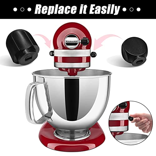 LOYCEGUO Speed Control Knob Replacement Part for KitchenAid Stand Mixer A Set of 2 Pieces Black Plastic New OEM Quality Lock Lever Knobs - Kitchen Parts America