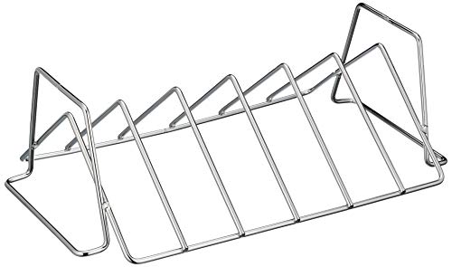 Char-Broil 140017 Grill+ Rib and Roast Rack, 11.1 x 35 x 21.1 cm, Stainless Steel - Grill Parts America