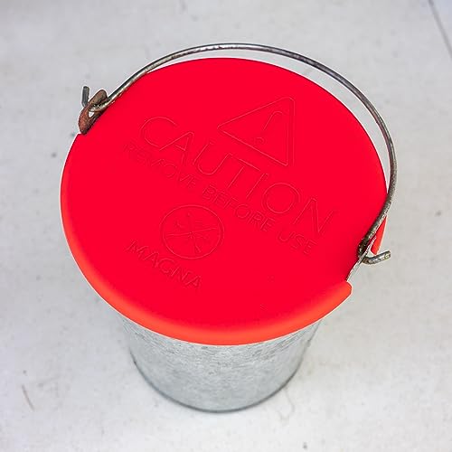 Grease Bucket Lid Cover Accessory Compatible With All Traeger Pellet Grills (Except Timberline Models) - Covers Your Grease Bucket To Keep Unwanted Critters Like Insects, Rodents & Dogs Out Of The Grease Bucket - Fits 6 Inch Diameter Buckets - Grill Parts America