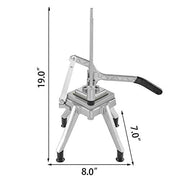 VEVOR Commercial Vegetable Fruit Chopper 3/8″ Blade Professional Food Dicer Kattex French Fry Cutter Onion Slicer Stainless Steel for Tomato Peppers Potato Mushroom Upgrade Style 3/8" - Kitchen Parts America
