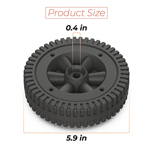 MAYITOP Gas Grill Wheels 2 Pack Replacement for Char-Broil Charbroil Thermos 5.9" W G206-0025-W1 - Grill Parts America