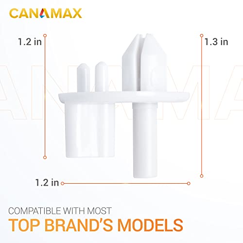 241993101 Refrigerator Crisper Cover Support Premium Replacement Part by Canamax - Compatible with Frigidaire & Kenmore Refrigerators - Replaces AP4427109, 1513082, 240423701, 7241993101 - PACK OF 4 - Grill Parts America