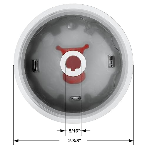 NOVINO 91538 Lighted Control Knobs for Weber Summit Grill 2012+ 400/600 Series E-470 670, S-460 470 660 670, 2-Pack Main Burner Lighted Control knob - Grill Parts America