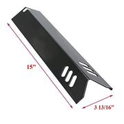 Criditpid Porcelain Grill Heat Shields Replacment for Dyna-Glo DGF510SBP, DGF493BNP, Barbeque Grill Heat Plates for Backyard Grill Replacement Parts BY15-101-001-02, BY13-101-001-13, GBC1460W - Grill Parts America