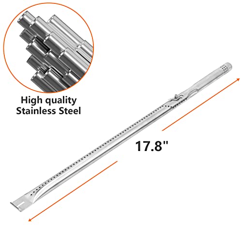 Cast Iron Grill Grates and Stainless Steel Grill Part Kit for Charbroil Performance 5 Burner Gas Grills 463275517 463243518 463243519, Heat Plates, Burners, Adjustable Crossover Tube, Ignition - Grill Parts America