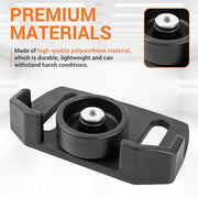 BlueStars 490-241-0038 Universal Snow Blower Rolling Skid Shoes with Hardware - Fit Most 2-Stage and 3-Stage Snow Thrower Snowblowers - Compatible with Craftsman MTD Cub Cadet Arnold Snowblowers - Grill Parts America