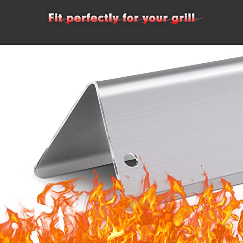 Cozilar 17 Inch Grill Flavorizer Bars Heat Shield Gas Grill Parts for Weber Grill 66794, 66031, Weber Genesis II LX, E/S-240, E-240, S-240, for Weber 66684 Grill Heat deflectors Stainless Steel - Grill Parts America