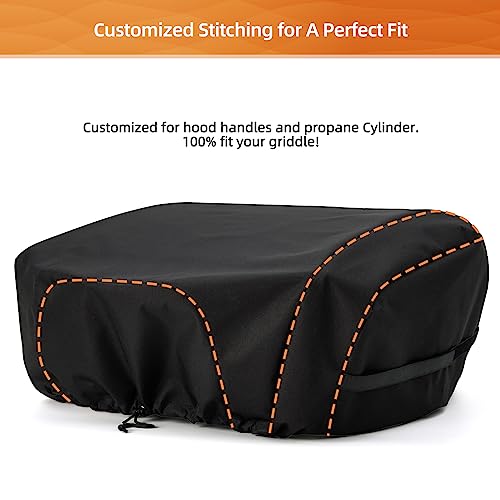 NOELIFE Griddle Cover for Blackstone 22 inch Tabletop Griddle with Hood, Grill Cover for Adventure Ready Griddle 1813 Waterproof Outdoor BBQ Grilling Accessories (Cover Only) - Grill Parts America