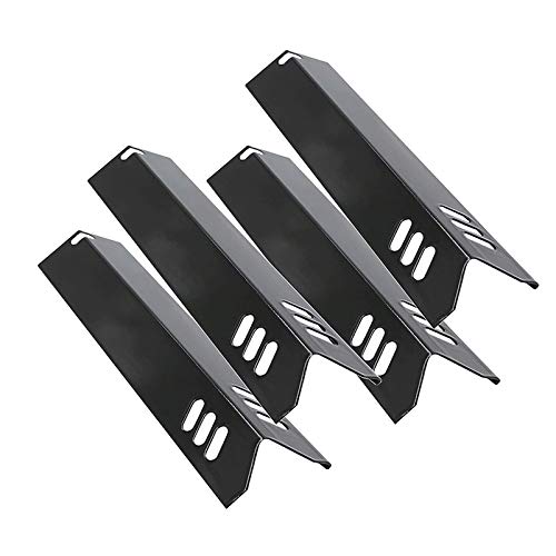 Criditpid Porcelain Grill Heat Shields Replacment for Dyna-Glo DGF510SBP, DGF493BNP, Barbeque Grill Heat Plates for Backyard Grill Replacement Parts BY15-101-001-02, BY13-101-001-13, GBC1460W - Grill Parts America