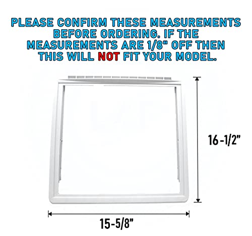 Upgraded Lifetime Appliance 240599803 Crisper Pan Cover Compatible with Frigidaire Refrigerator - Grill Parts America
