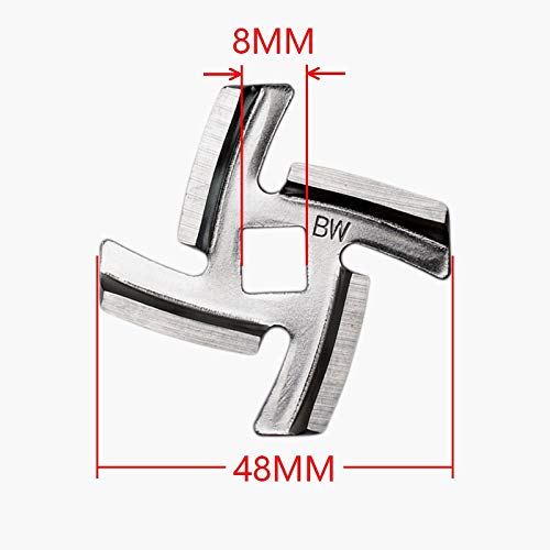 Este Meat Grinder Included 2PC Cutter Cutting Blade 2PC Meat Chopper Plates Mincer Part for MG30/60 Grinder - Kitchen Parts America