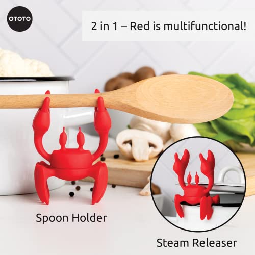 OTOTO Agatha Spoon Holder for Stove Top - Fun Kitchen Gifts for Homecooks - Spatula Holder and Cooking Spoon Rest for Stove Top and Kitchen Counter