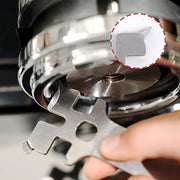 watchget Espresso Multifunctional Wrench Portafilter Basket Removal Tool Stainless Steel Espresso Machine Accessories - Grill Parts America