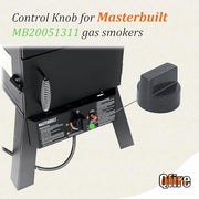 Qfire 911060014 - Control Knob Compatible with Masterbuilt 20051311 gs30d 2-Door Propane Gas Smoker - Grill Parts America