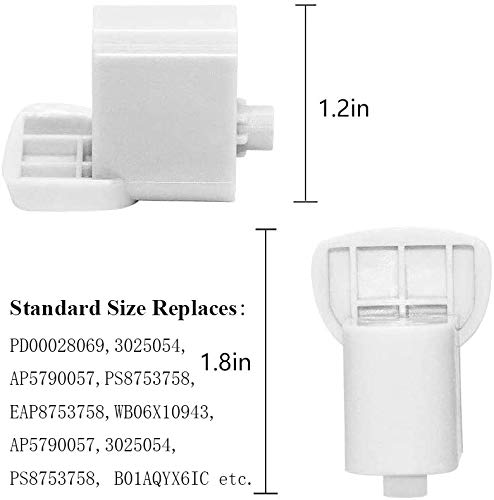 AMI PARTS WB06X10943 Handle Support Microwave Replacement Part Exact Fit for G.E Replaces AP5790057 PS8753758 3025054 EAP8753758 Pack of 2 - Grill Parts America