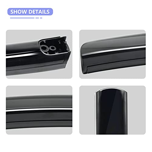 WB15X10275 Black Oven Door Replacement Handle Compatible with General Electric (GE) Hotpoint RCA Sears/Kenmore Microwave Fits Model AP5790514, 261300714904, PS8754172, NM3160DF1BB, JVM3160DF1BB - Grill Parts America