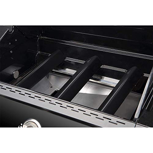 Unicook 15.3 Inch Porcelain Steel Flavorizer Bars, Grill Heat Plate Replacement Parts for Weber Spirit 200 Series, Spirit E/S 210 and 220 Gas Grills with Front Control Knobs, Heat Shield Tent, 3 Pack - Grill Parts America
