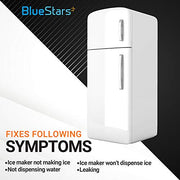 LIFETIME WARRANTY WR57X10051 Refrigerator Dual Inlet Water Valve Replacement Part by BlueStars - Exact Fit for GE Kenmore Hotpoint Refrigerators - Replaces riv-12ae21 AP3672839 WR2X10105 WR57X98 - Grill Parts America