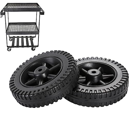 homfanseec G206-0025-W1 6 Inch Grill Wheels Replacement Parts with Cover for Charbroil Wheel Kit 463722403 463720115 463720114 463722715 Various Models BBQ Wheels 461611514 4156956(2pcs Black) - Grill Parts America