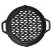 MOASKER 12" Cast Iron Round Grill Basket for Veggie Meat Fish, Dual Handle BBQ Grill Topper for Outdoor Grill, Fit for any Charcoal Smoker & Gas Grills, Nonstick Pan Tray - Grill Parts America