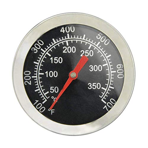 BBQ Grill Thermometer Temperature Gauge Heat Indicator Replacement for Charbroil, Chargriller, Jenn/Air, Perfect Flame, King Griller, Dyna-glo Gas Grills, 2 inch Dia. Stainless Steel BBQ Temp Gauge - Grill Parts America
