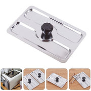 BESPORTBLE Metal Toaster Dust Cover Stainless Steel Electric Bread Maker Upper Cover Toaster Appliance Top Cover for Bread Machine Part Accessories - Grill Parts America
