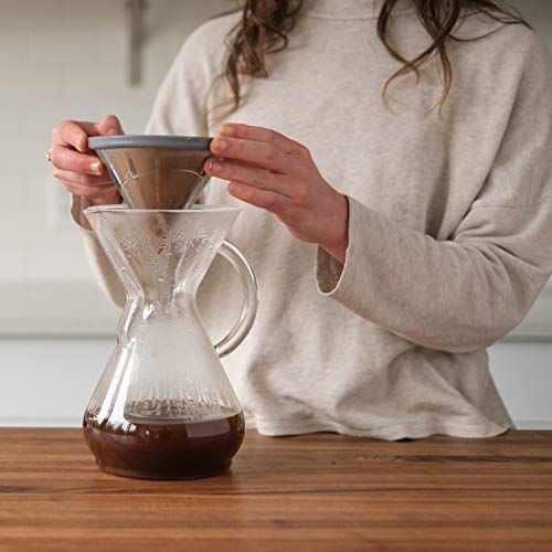 Able KONE for Chemex: The Original Reusable Stainless Steel Coffee Filter - Kitchen Parts America