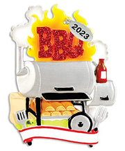 BBQ Ornament 2023 - BBQ Christmas Ornament - BBQ Grill - Smoker Ornament - Easy to Personalize at Home - Comes in a Gift Box so It's Ready for Giving - Grill Parts America