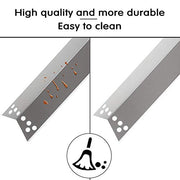 Hisencn Gas Grill Repair for Kenmore 122.16134 122.16134110 Nexgrill 720-0719BL 720-0773, 720-0783 Tera Gear 1010007A Grill Straight Burner Pipe Tubes Heat Tents Heat Plate Shield Replacement Parts - Grill Parts America