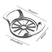 SAVORLIVING Apple Slicer Upgraded Version 12-Blade Extra Large Apple Corer, Stainless Steel Ultra-Sharp Apple Cutter, Pitter, Divider for Up to 4 Inches Apples (Update) (12 Cut) - Kitchen Parts America
