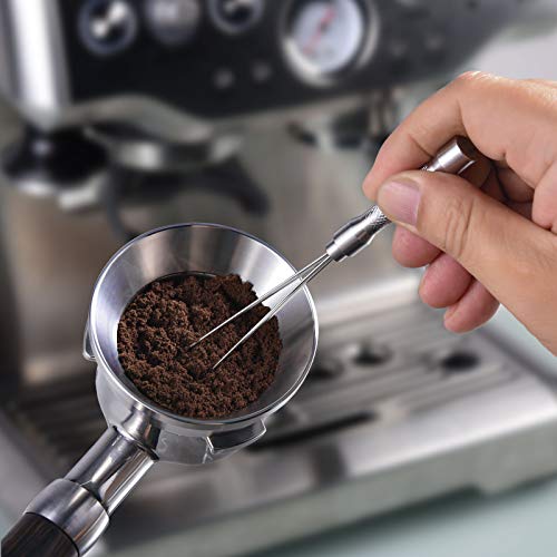 Espresso Coffee Stirrer, MATOW Stainless Steel Mini Whisk for Espresso  Stirring Distribution – Professional Coffee Powder Stirring Tool