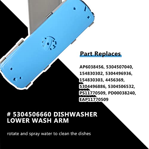 5304506660 Dishwasher Lower Spray Arm Part Compatible With Some Frigidaire Dishwasher Kitchen Appliance Parts - Grill Parts America
