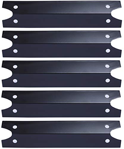 Votenli P9731A (5-Pack) 16 3/4" Porcelain Steel Heat Plate Replacement for Select Brinkmann, Charmglow Gas Grill Models (5-Pack) - Grill Parts America