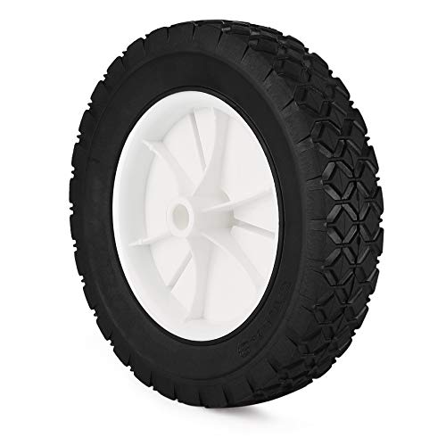 Oregon 72-108 Plastic Wheel 2PCS Universal Wheels Tires Compatible with Craftsman AYP MTD Lawnmower Suitable for Replacement of Radio Flyer Wagon BBQ Grill Trash Can Hand Truck Lawn Sprayer - Grill Parts America