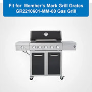 Uniflasy Grill Cooking Grate Replacement Parts for Member‘s Mark GR2210601-MM-00, 5 Burner Cast Iron Cooking Grid Parts GR2210601MM00, 3 Pack Gas Grill Grates - Grill Parts America
