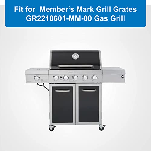 Uniflasy Grill Cooking Grate Replacement Parts for Member‘s Mark GR2210601-MM-00, 5 Burner Cast Iron Cooking Grid Parts GR2210601MM00, 3 Pack Gas Grill Grates - Grill Parts America