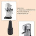 Coffee Machine Steam Nozzle, Silicone Material Simple Installation Washable Coffee Steam Nozzle Part Replacement for Delonghi Dedica Ec680 685 - Kitchen Parts America