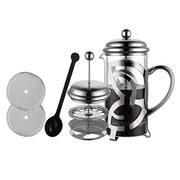 Miuly French Press Coffee Maker,304 Grade Stainless Steel & Heat Resistant Borosilicate Glass, (1 Liter,34OZ - Kitchen Parts America